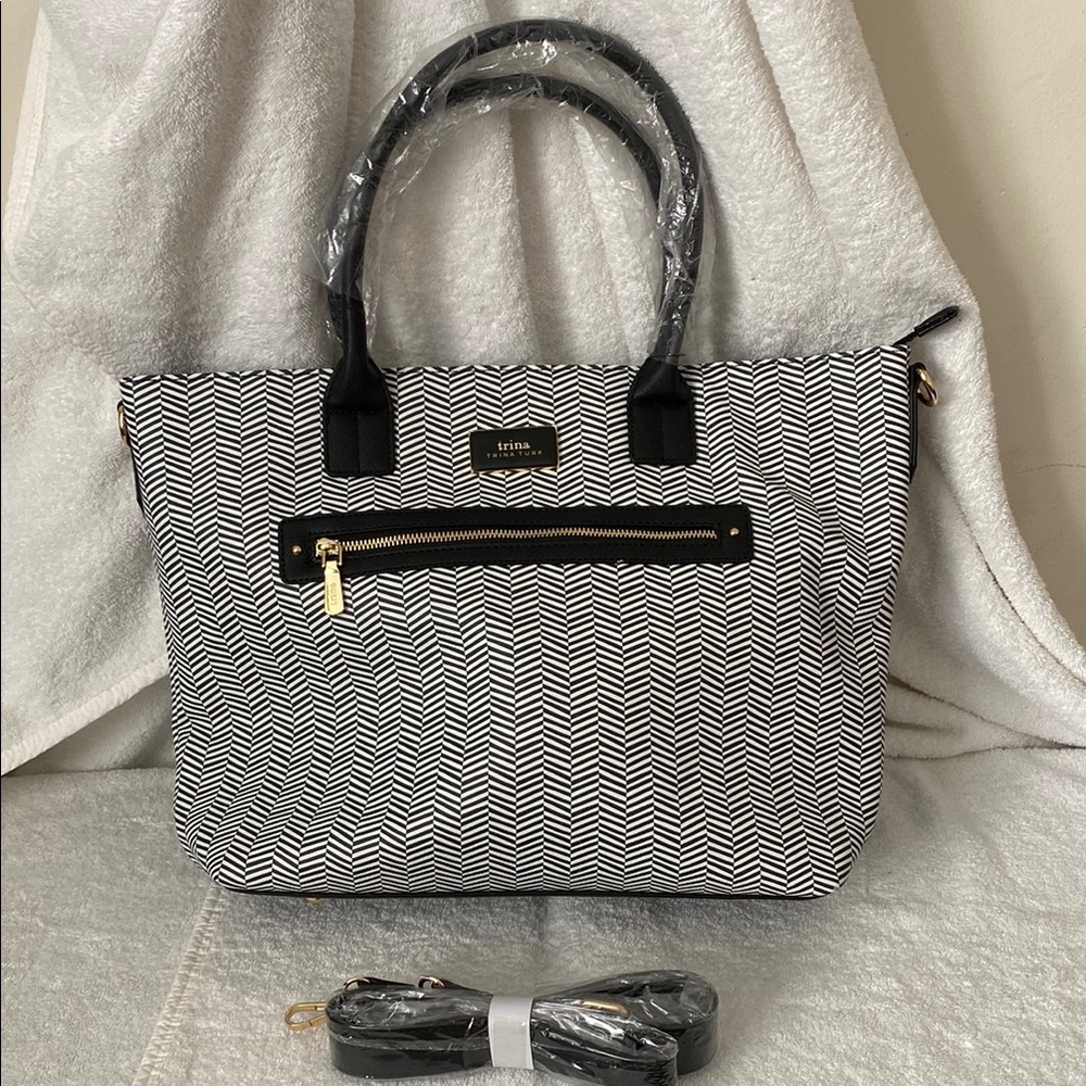 Trina Turk Black and White Women's Bag